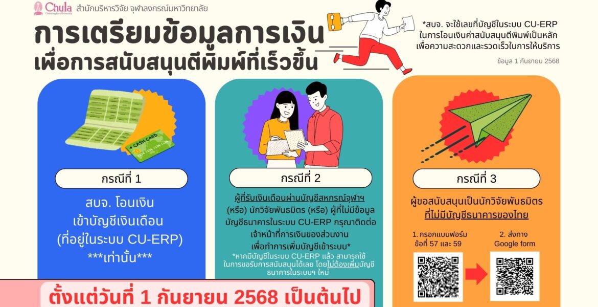 การเตรียมข้อมูลการเงิน เพื่อการสนับสนุนตีพิมพ์ที่เร็วขึ้น (5)