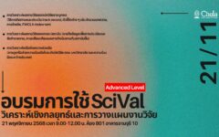 Banner อบรมการใช้ SciVal (1)