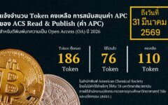 แจ้งจำนวน Token คงเหลือ โครงการสนับสนุนค่า APC